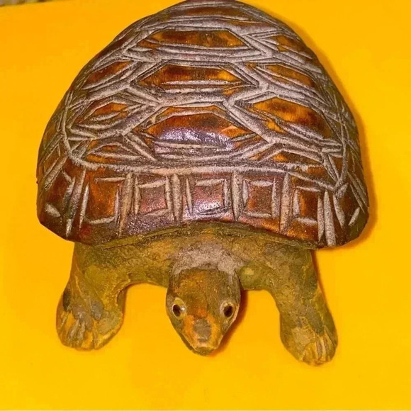 Five Miniature Turtles Collection Some Wooden Some Stone All Very Cute 🐢🐢 - Picture 6 of 16